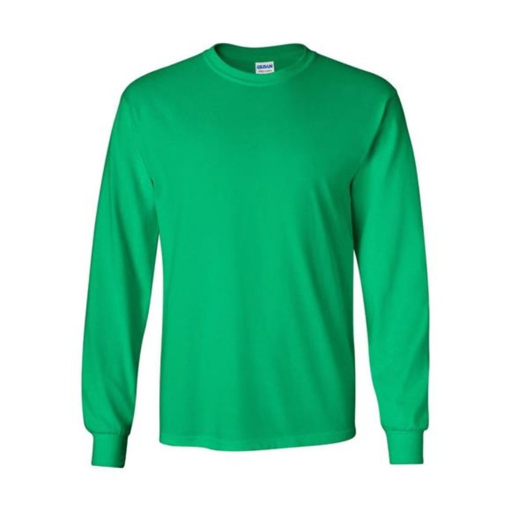 Unisex Women & Men Crewneck Cotton Long Sleeve T-Shirt & Pullover